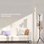 Clothes and Hats Rack Tree Branch Shape Hooks Mobile and Convenient Coat Rack for Home Living Room Hangers Clothes Rack Stand