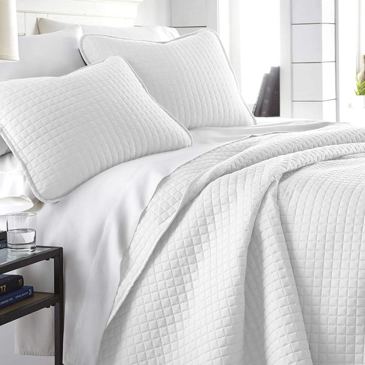 XL Twin Quilt Set, Microfiber Quilted Bedspread, Twin Bedding Coverlet Set with Pillow Sham, Wrinkle-Free, Stain & Pet Hair