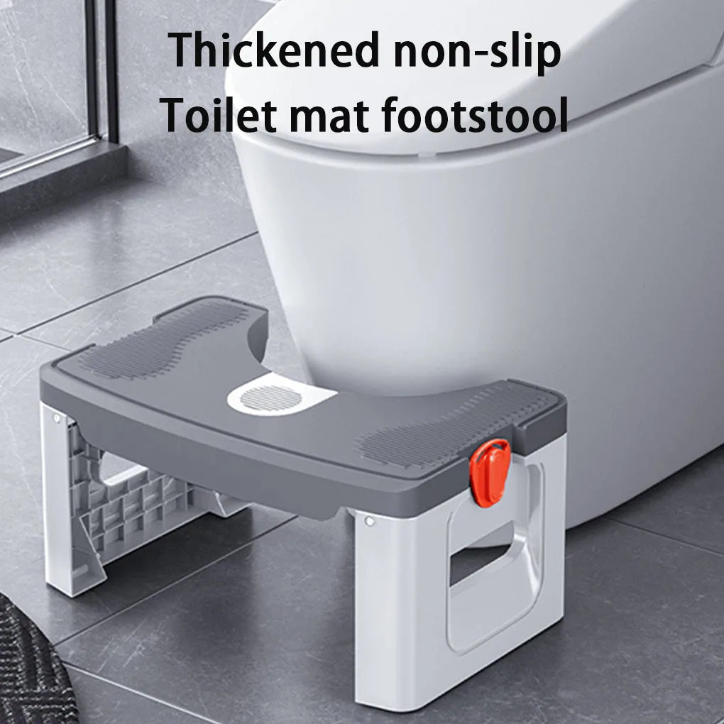 Bathroom Squatty Potty Toilet Stool Foldable Toilet Foot Stand Stool  Nonslip for Children Pregnant Woman Seat Elderly