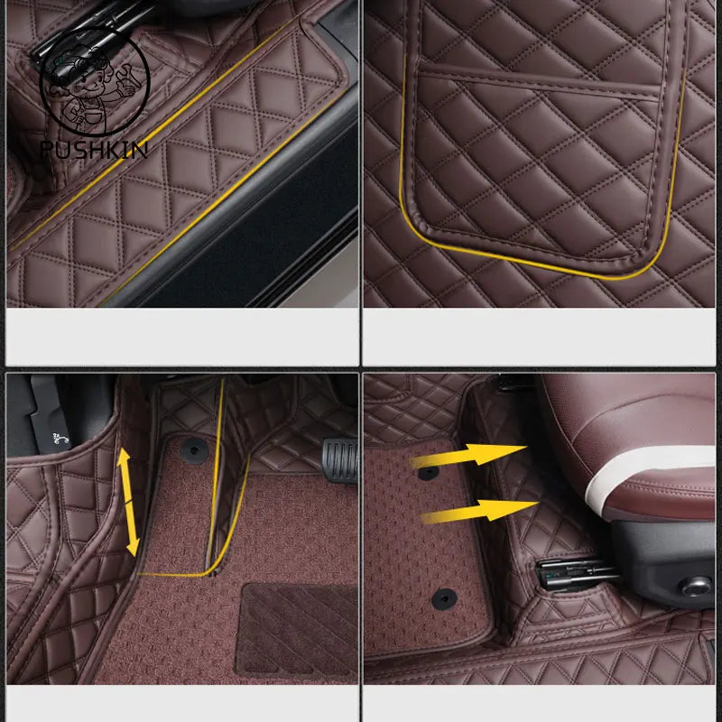 For Geely Monjaro KX11 Grand Koleos 2023 2024 2025 Car Floor Mats Carpets Auto Interior Accessories Styling Decorative Parts