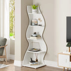 Stylish Corner Bookcase