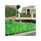 Artificial Leaf Privacy Fence Screen  Fake Hedge Panels Balcony Screen Ivy Leaves Fence Screen for Wall Garden Patio Decor