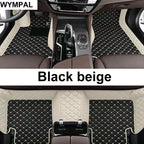 Car Floor Mats For Nissan Leaf ZE1 2018~2022 Luxury Leather Mat Durable Pad pets Interior Parts Rugs Set Accessories 2019