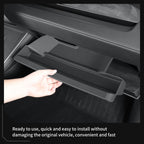 LUCKEASY for Tesla Model Y Launch 2025 Juniper Car Storage Box Car Glove Box Tray Pallet Case Organizer Accessories Tray TPE