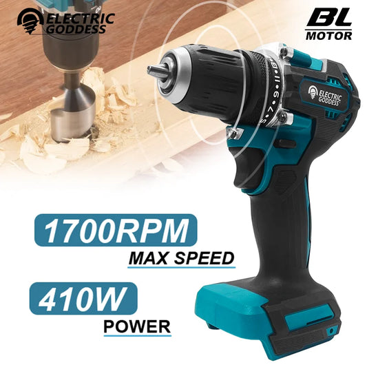 DDF487 Cordless Driver Drill 18V LXT Brushless Motor Electric Screwdriver Power Tool Suitable for Makita 18V Battery