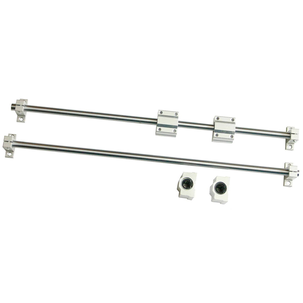 10pcs/Set Linear Rail Shaft Optical Axis 8mm 10mm 12mm + SK8/10/12 Shaft Support + SCS8/10/12UU Bearing Block For CNC Parts