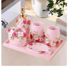 Resin Bathroom Set, Multi Models, Optional, Set of 5 Pieces, Toiletries Kit, Bathroom Accessories