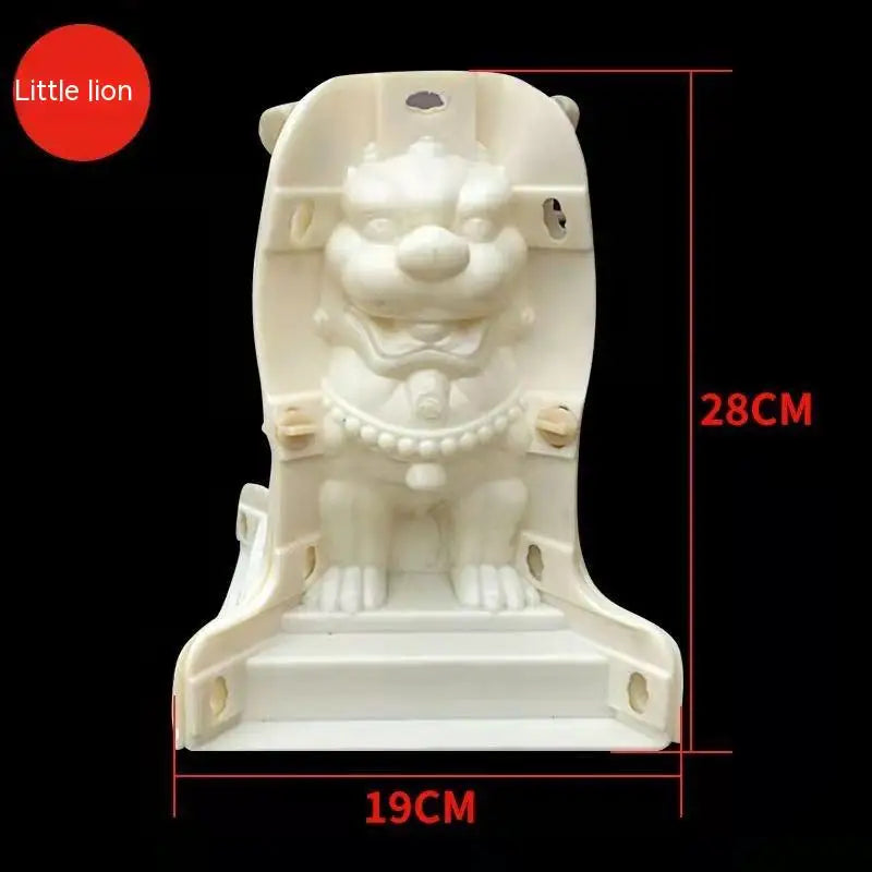 ABS Mould European Roman Column Round Ball Lotus Mountain Flower Pot Animal Mold Decorative Ornament Balcony Cement Lion Mold