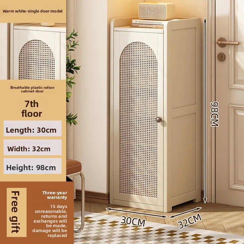 shoe cabinet multi-layer dust shoe rack large capacity double door shoe storage rack