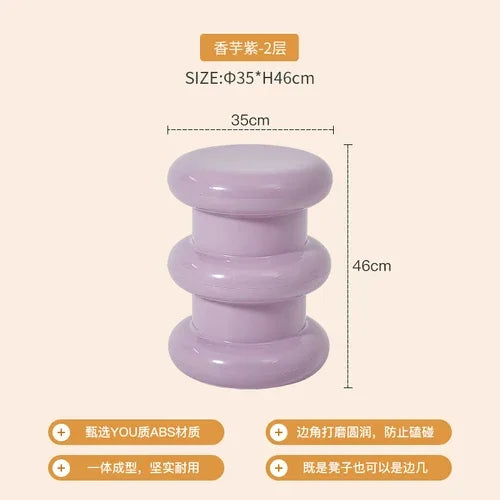 Home Shoe Changing Stool Ins Style Low Stool Sofa Side Table Nordic Modern Minimalist Living Room Creative Small Round Stools