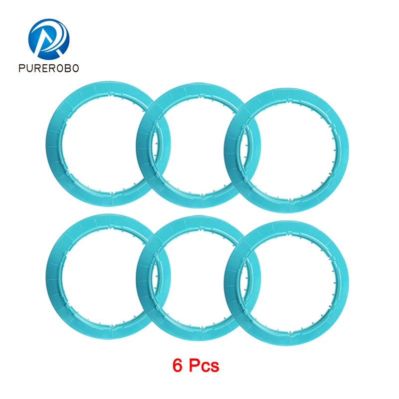 Original New Clean Ring For Purerobo W-R3S W-R1 Window Cleaning Robot , Glass Cleaning Robot Replacement Parts Blue Round Ring