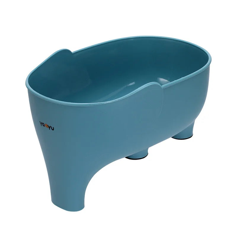 Elephant Drain Basket Multifunctional Kitchen Sink Drain Basket Home Kitchen Living Room Vegetable and Fruit Washing Basket
