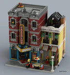 2899pcs Street View Creating Jazz Club & Pizzeria Shop Modular House Model 10312-Bricks Holiday Birthday Gifts