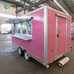 Mobile Food Truck Food Trailer Fully Equipped with Kitchen Equipments