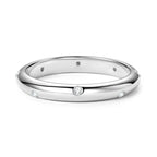 Round Moissanite Eternity Band 925 Sterling Silver D Color Wedding & Engagement Ring for Women, GRA Certified