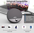 Jeecoo A10 USB Plug-N-Play Laptop Speakers Bluetooth Computer Speakers,Volume Knob Speaker with for PC Desktop&Laptop
