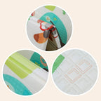 Play Mat Baby Crawling Mat Children Foldable XPE Foam Non-slip Double-sided for Indoor Outdoor 180x160x1cm Treehouse/Giraffe