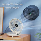Mini Desktop Fan USB Rechargeable Fan Air Circulator Student Dormitory