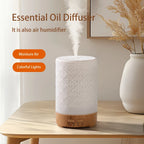 150ml Crack Design Essential Oil Diffuser USB Powered with  7 Color LE