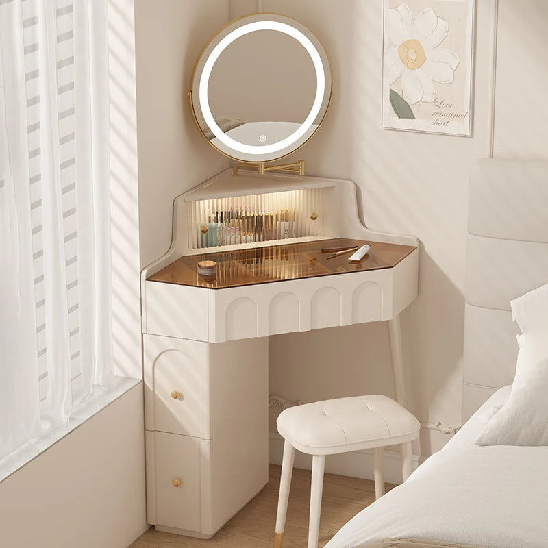 Luxury Makeup Dressing Table Bedside White Chair Modern Dressing Table Study Comfortable Chep Coffee Wood Vestidores Furniture
