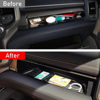 Compatible with Dodge Ram 1500 2500 3500 Glove Box Organizer 2019 2020 2021 2022 2023 2024,Center Console Organizer Console Tray