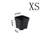New Thicken Flower Pots Succulents Plant Small Square Planter Cactus Mini Bonsai Pot Tray Creative Home Office Decor Garden Tool