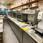 Custom Heavy Duty Kitchen Work Table Stainless Steel Food Prep Station for Commercial Use
