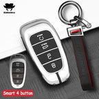 3 4 Buttons New Car Smart Key Case Cover For Hyundai N Performance Tucson Solaris Sonata Hybrid NEXO NX4 Santafe dn8 Accessories