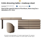 Japanese Modern Luxury Vanity Dresser Storage Women Cabinet Drawer Dressing Table Modern Women Penteadeira Trendy Furniture