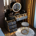 Modern Luxury Vanity Table Storage European Big Study Corner Women Organizer Dressing Table Girl Penteadeira Chinese Furniture