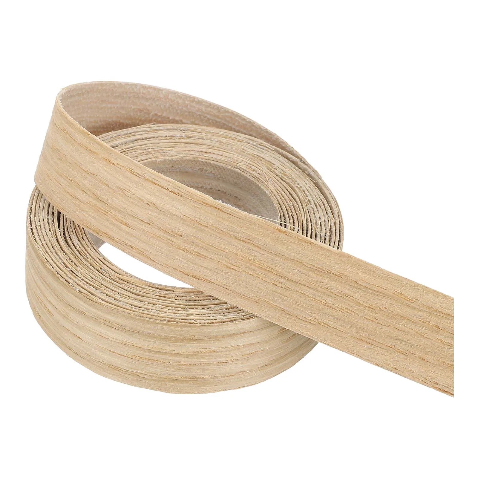 Edge Banding 3/7/15/30M 13/19/22/25/38/51/76mm Wood Veneer Tape Pre-glued Flexible Plywood Edge Banding Adhesive for Furniture