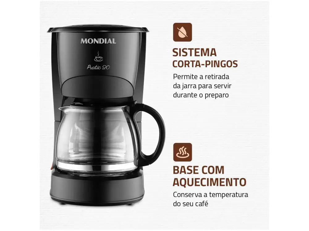 Electric Coffee maker Mondial Pratic 20 CN-01-20X - 220V