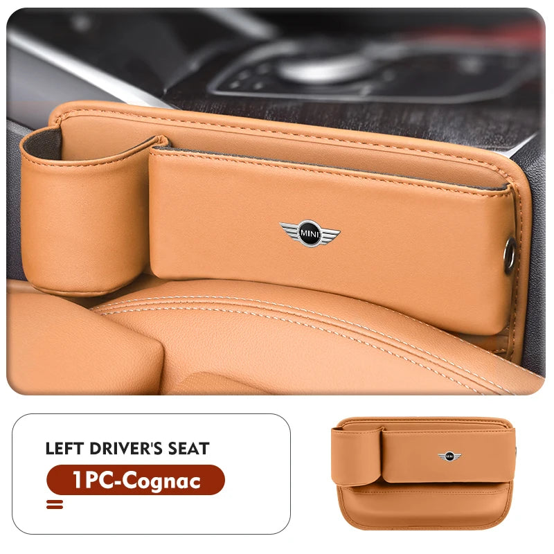 Car Cup Holder Organizer Crevice Gap Filler Stuff Storage Box For MINI Cooper One JCW R56 Countryman Clubman R50 R53 R58
