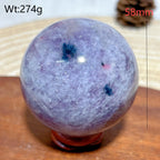 Healing Natural Crystals Unicorn Stone Pink Tourmaline Sphere Polished Gemstones Ball Home Decorations Room Decor Gift