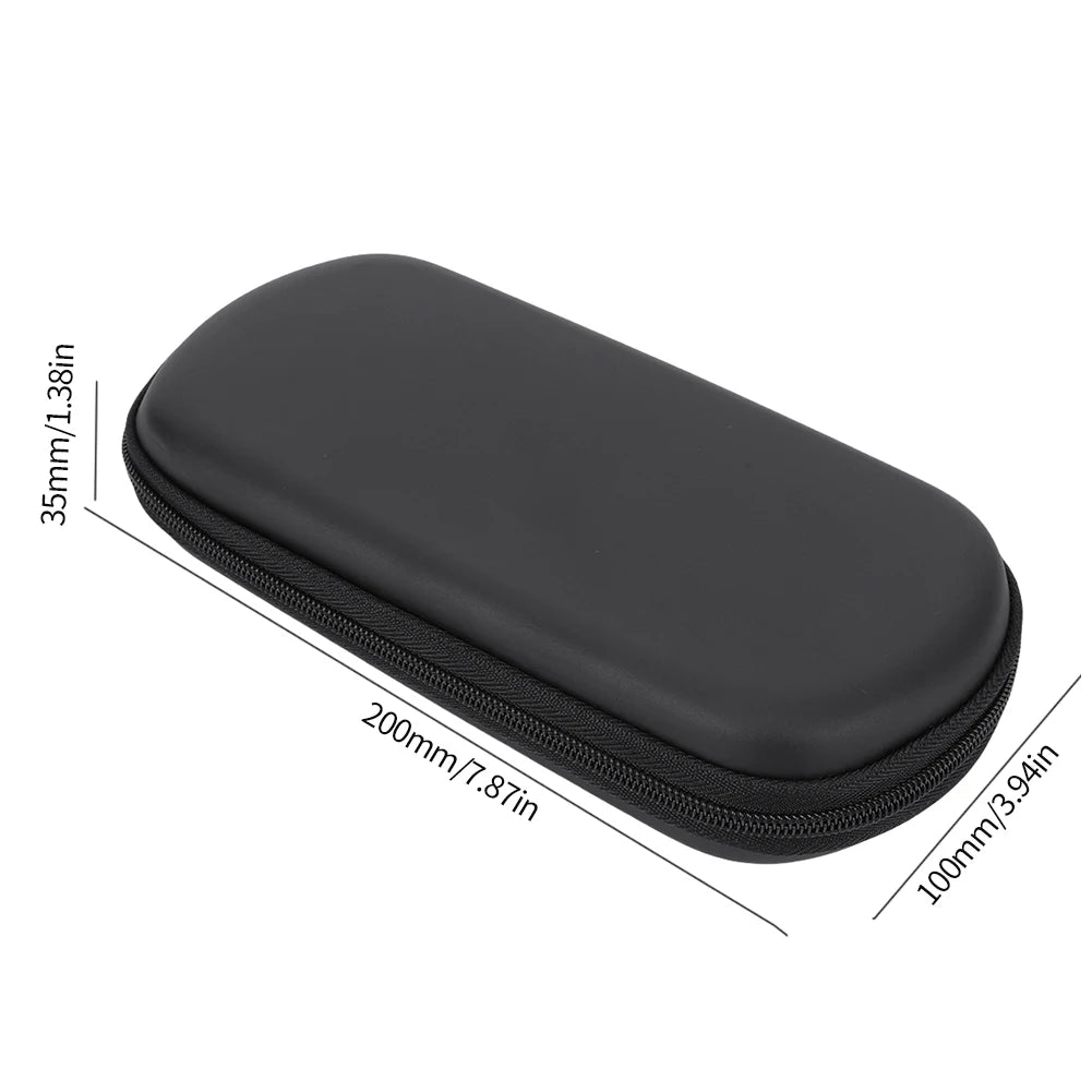 Hard EVA Carrying Case with Tempered Glass Film Hard Shell Storage Bag Waterproof for Trimui Smart Pro Handheld Game Console