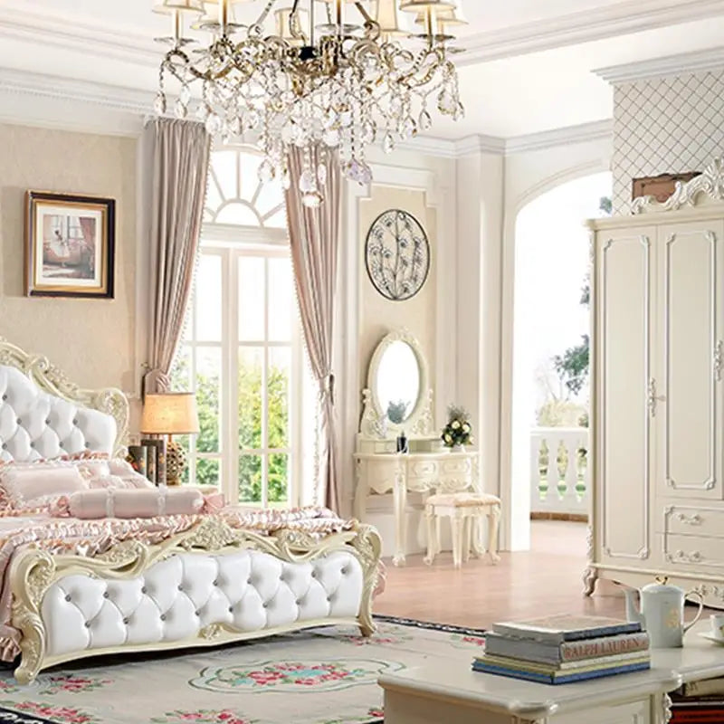 White Dressing Table With Mirror And Stool Chest Of Drawers Makeup Tables European Dressers For Bedroom Furniture Makeup Vanity