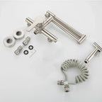 Foldable Kitchen Faucets with Double Joint Swing Arms Pot Filler Faucet Retractable Spout Bidet Sprayer Laundry Sink Mixer Tap