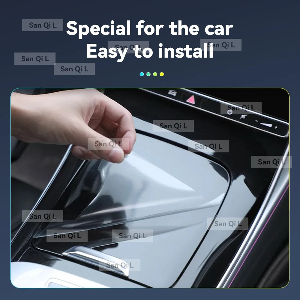 Interior TPU for GAC EMKOO 2023 2024 2025 Protective Film Cover Anti-Scratch Gearbox Panel Navigation Screen Automotive FILM