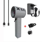 X64 Violent Blower Handheld Turbo Jet Fan 64mm Brushless Powerful 1400G Thrust 1000W Highpower Duct Fan Turbo Fan Car Air Blower