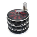 2.5inch Handle Herb Grinder Large 4-layer Manual Pepper Salt Mortar Spice Mill Raw Grass Tobacco Grinder Cigarette Smoking Tool
