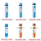 50G/75G/100G/150G Home Kitchen Reverse Osmosis RO Membrane Replacement Water System Filter Purifier Water Drinking Treatment