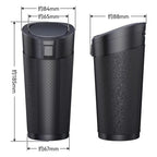 Car Trash Can With Lid Portable Car Trash Bin Car Cup Holder Trash Can 2Pce Leak-Proof Vehicle Trash Can 1Pce Garbage Bin