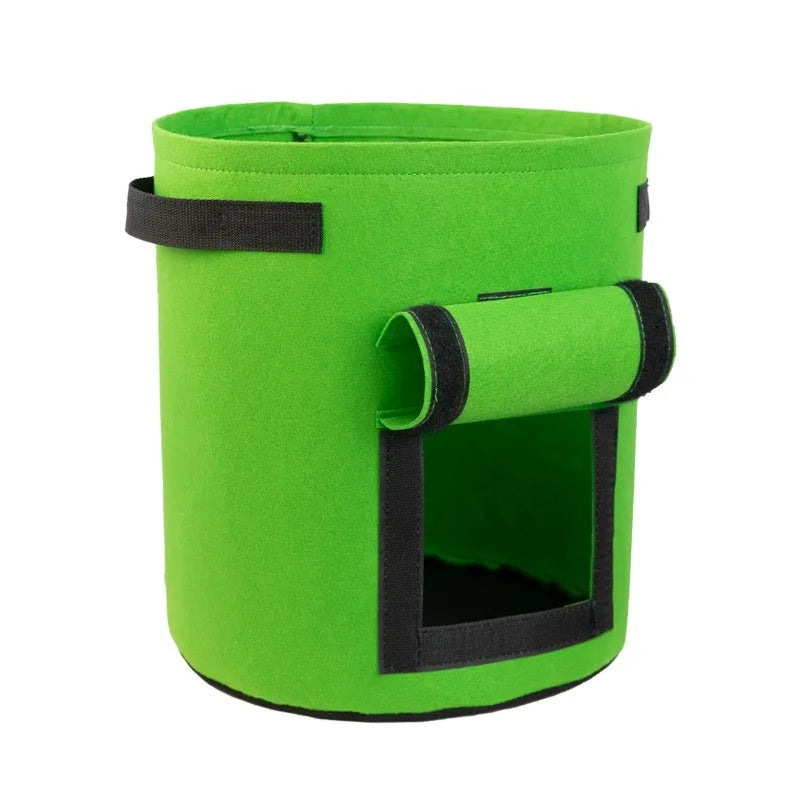 10 Gallon 7 Gallon Potato Planting Bag Non-Woven Fabric Grow Pot Home Garden Strawberry Plant Grow Bag Push System