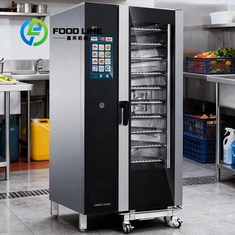 Customize Hotel Kitchen Equipment Combi Commercial Combi  Mobile Combi  Use for Restaurant Convection Oven