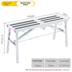 Folding telescopic stool single and double support scaffold hot dip galvanized folding footstool