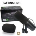 SM7B Vocal Dynamic Studio Microphone, For broadcasting, podcasting, gaming, and streaming media, with a wide frequency range