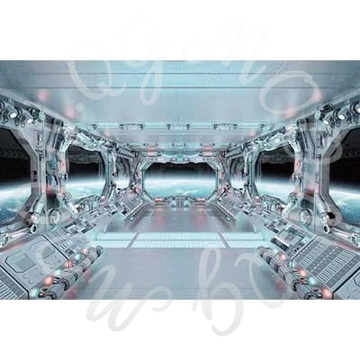 MOON.QG Baby Shower Boy Birthday Party Universe Cockpit Backgrounds for Photographs Spaceship Backdrop Photo Studio Photozone