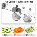 Multifunctional vegetable cutter Vegetable Cutter Slicer Grater Multi-functional Vegetab le Adjustable Safe Blades Grater