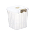 E8BD Large Capacity Clear Kitchens Storage Bin Wide Mouth for Effortlessly Filling