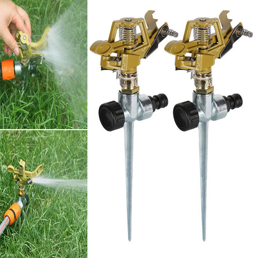 Garden Sprinkler 360° Rotation Irrigation Watering System Automatic Agriculture Lawn Farm Greenhouse Plant Watering Sprinkler